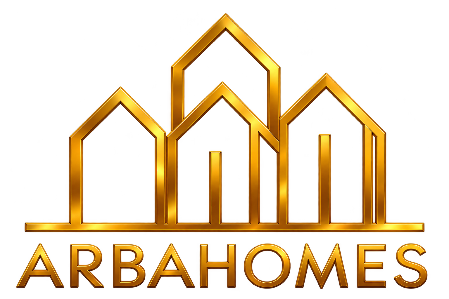 ARBA Homes gold skyline logo